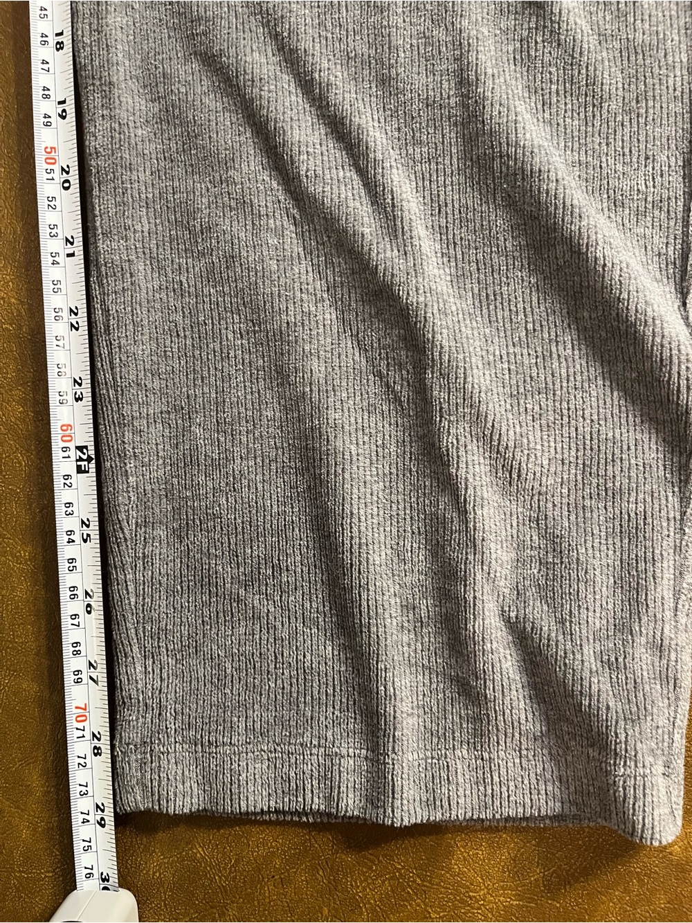 Lands' End Corduroy Sport Knit Elastic Waist Pull-On Pants in Gray Women’s 2X - Picture 8 of 8